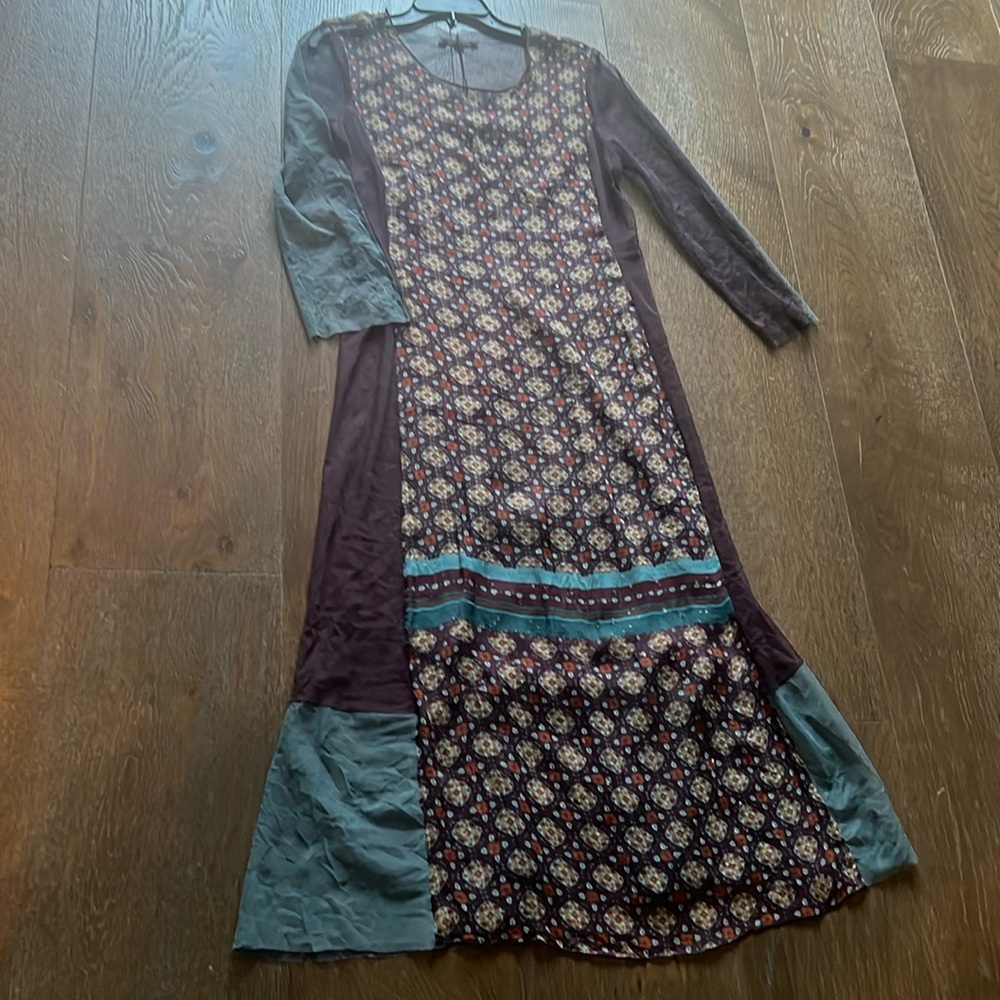 Designer see through dress or cover up.